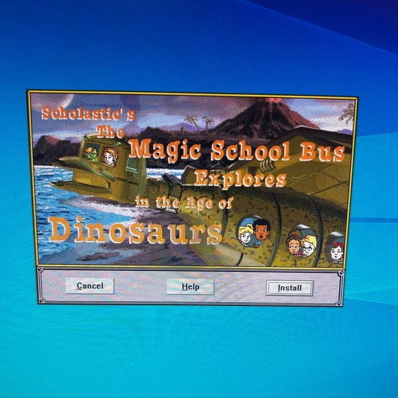 1996 Magic School Bus Age of Dinosaurs PC CD-ROM Game - Picture 9 of 10